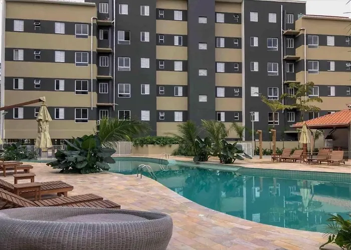 Jardim das Palmeiras II Home Resort - Imperdível - Vista Piscina - Suíte - Ubatuba