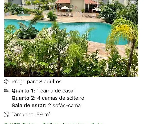 Jardim das Palmeiras II Home Resort - Imperdível - Vista Piscina - Suíte - Ubatuba